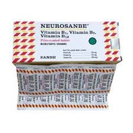 Per Strip 100 and 5000 Neurosanbe Neurosanbe Neuro Sanbe vit B1 B6 B12 similar to Neurobion