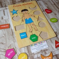 Children's creativity Media / Children's educational toys - Body Anatomy puzzle educational children
