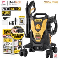 DELTON เครื่องฉีดน้ำแรงดันสูง 180 บาร์ 2400 วัตต์ High Pressure Washer เครื่องฉีดน้ำ 4 ล้อเลื่อน เคล