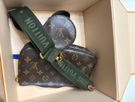 LV Multi Pochette Accessoires 爆款五合一麻將包 (M44823) 綠帶｜附原廠盒