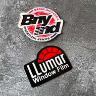 Emblem LLUMAR WINDOW FILM Emboss