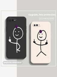 Casing OPPO F19PRO F11 F11t F11PRO F9 F9Pro Matching Couple Set Cute Funny Shockproof Soft Silicone Phone Cover