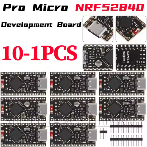 10-1PCS Pro Micro NRF52840 Development Board Wireless Module Nano V2.0 Bluetooth Charging Management