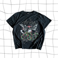 Ed Hardy Eagle Graphic Print