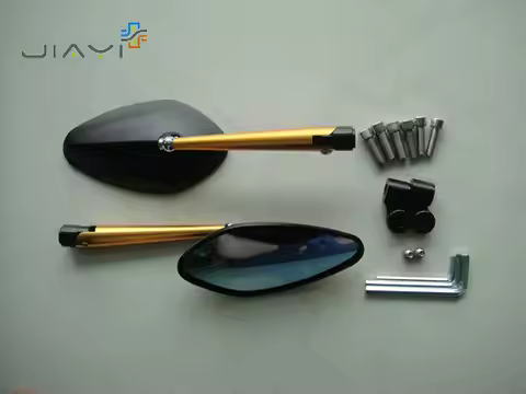 CNC 8MM 10MM Rearview Side 3D Mirrors For Kawasaki Z1000 Z750 R ER6F N W800 ER4N KLX250 KLX VN Serie