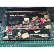 MINICHAMPS Mini Cut F1 Hamilton SHOWCAR 2007 L.HAMILTON 1/43 Scale, Limited 1512 Cars 2007 Hamilton 
