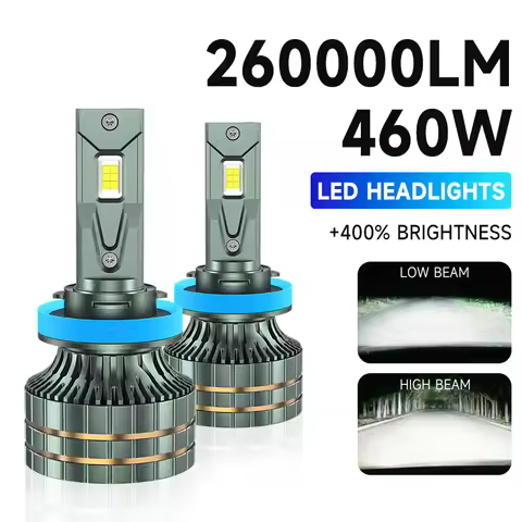 460W H7 H4 H11 LED Car Headlights Canbus H1 H8 H9 9005 HB3 9006 HB4 9012 HIR2 3570 CSP M8 Pro 12V Fo