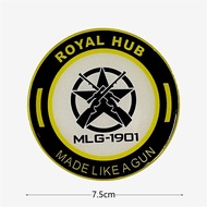 Royal Enfield Retro Motorcycle Fuel Tank Decorative Sticker Waterproof Decal Royal Enfield Super Met