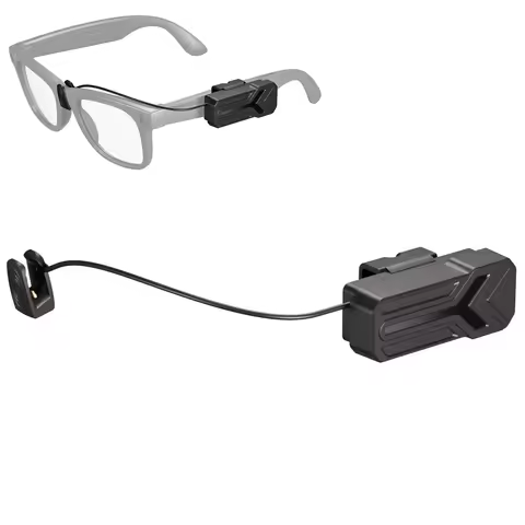 For Meta Glasses Skyler Headliner HSTN Display 2 Charges No Cable Clutter 400mAh AI Glasses Battery 