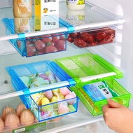 Refrigerator crisper drawer partition management arm wall mount storage shelf kitchen storage rack r