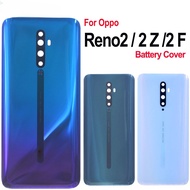 New For Oppo Reno 2 / Reno 2Z Reno2 Z F Back Battery Cover Door Housing Case Rear Glass Repair Parts