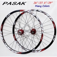 ✣Mountain Bike Wheelset 26'' 29" 27.5" 32h Disc Brake Alloy Six Holes Mtb Bicycle