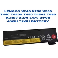 LE.NO.VO X240 X250 X260 T440 T440S T450 T450S T460 K2450 X270 L470 24WH 48WH 72WH 1910MAH 4100MAH 60