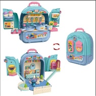 DISNEY Toys - ST008-991A - Stitch Kitchen Backpack Set for Children (size 26.3x15.2x30cm)