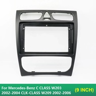 For Mercedes-Benz C CLASS W203 2002-2004 CLK-CLASS W209 2002-2006 9 Inch Car Interior Accessories Fa