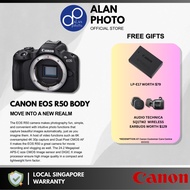 Canon EOS R50 r50 Mirrorless Camera Body | Canon Singapore Warranty