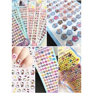 Ear stickers sticker anting-anting budak kids 美人痣 nail sticker gem crystal kanak-kanak earring ear s