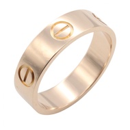 【二手】卡地亞 Love 戒指 B4084800 K18PG（玫瑰金）男女通用 Love 戒指