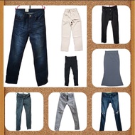 Preloved Long Pant / Skirt for Women / Men Jeans Denim Seluar Bundle