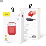 Genuine baseus silicone bag for Airpod headphones that supports wireless charging