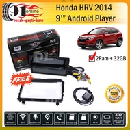 (2RAM 32GB IPS 2.5d SCREEN) Honda HRV 2014 9" Inch Android 8.1 GPS OEM Plug &amp; Play Double Din Car Player
