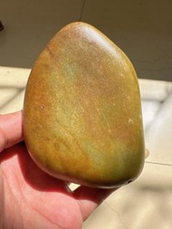 新疆和田玉橘紅皮籽料 天然獨籽原石466克