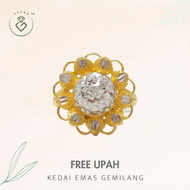 [Kedai Emas Gemilang] 2001914 Gold Ring (17) (4.32G) [916 Gold]