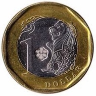 koin 1 dollar singapore 2013