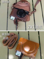 Suitable for Sony RX100 M7 Camera Bag DCS-RX100M5M6 sy Black Card 7 Protective Case ZV1 Leather Case