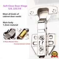 Heavy Duty Door Hinge 5/8 , 2/8 , 7/8 / Soft Close Hinge/ Engsel Almari /Hydraulic/Door Hinge/ 櫃門鉸鏈