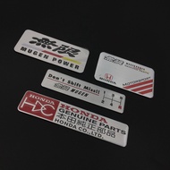 Honda Car Sticker Civic k12 K14 Fit GE6 GE8 CRV Unlimited Logo Central Control Gear Sticker Nameplat