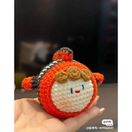 Crochet clownfish keychain crochet keychain