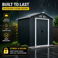 Outdoor garden Storage metal shed large backyard Storage Setor Laman Besar outdoor Garden Shed Cabin