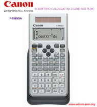 CANON SCIENCETIFIC CALCULATOR.  * F-789SGA *  .605 functions and features." Apps" unction for conven