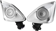 Car Audio Tweeter, 64-Color 4D Rotating Tweeter with LED Ambient Lighting Replacement for S-Class W2