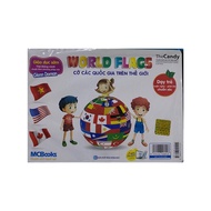 Book - Early education: standard smart cards according to educational methods: World flags: flags of