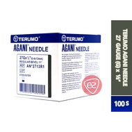 TERUMO AGANI NEEDLE 27G X 1/2" (0.4 X 13MM) 100S (REF AN*2713R1)