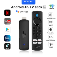 Android TV Stick Mortal Q8 Global Version Voice Remote Android14 8K 4K Video Wifi6 Netflix YouTube F