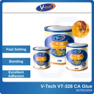 V-Tech Contact Adhesive CA Glue VT328 Solvent Rubber Bonding Wood Metal Concrete Carpet Laminate Cor