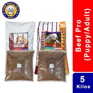Beef Pro Adult/Puppy Dog Food  (5 Kilos) by FurrWhitePetsShop