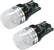 Axs GRX-706 T10 LED Position, 2 Lights, High Brightness COB, 10,000 K, 50 lm, Spot Illumination, Whi