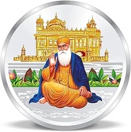 Gurunanak Coin/Waheguru Coin Ek Onkar 999 Pure Silver Coin (10 Grams)