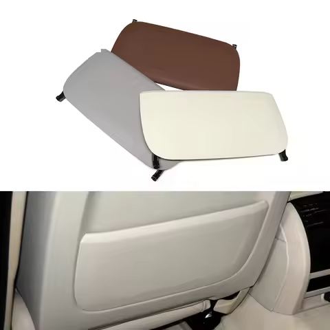 Car Interior Seat Leather Backrest Storage Panel Cover Seat Back Trim Panel For BMW 5 7 GT Series F1