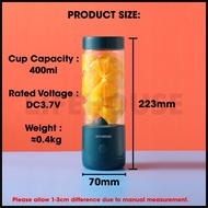 4 Blades Mini Blender Juice Fruit Blender Portable Blender Blander Mini Portable Juice Blender Pengi