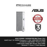 ASUS V500 MINI TOWER  DESKTOP PC V500MV-13420H067WS INTEL I5-13420H/8GB DDR5/512GB 4.0/SPEAKER/WIFI 