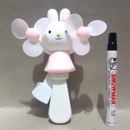 Kids Toys manual fan mini fan manual fan rabbit double blower rabbit