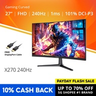 PRISM+ X270 27'' 240Hz 1ms Curved Adaptive-Sync Gaming Monitor [1920 x 1080]