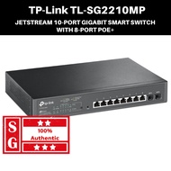 TP-Link TL-SG2210MP JetStream 10-Port Gigabit Smart Switch with 8-Port PoE+ TP Link Switch PoE Switch 8 Port Poe Switch