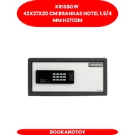 HOTEL SAFE H2702M BLACKWHITE 1.5/ 4MM Krisbow 42x37x20 Cm Hotel SAFE 1.5/ 4 Mm H2702m