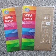Brown paper Size. A4 80 Gsm/ 20 sheets of/